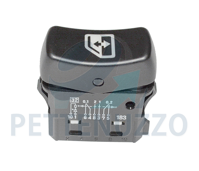 INTERRUTTORE ELETTRICO ALZACRISTALLI 124G,R 1421856 1459832